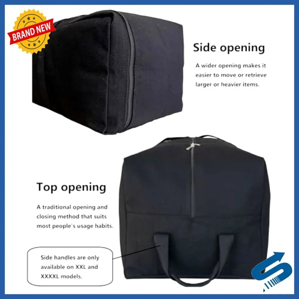 Heavy Duty Canvas Duffle Bag Large Capacity Travel Camping Sports Equipment